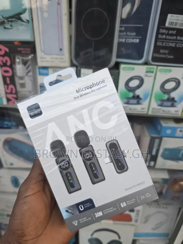 Original Wiwu 2 in 1 Duo Wireless Mic With ANC · Photo 1
