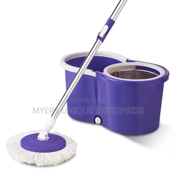 Quality 360 Spin Mop Bucket With 2 Mop Heads · Photo 1
