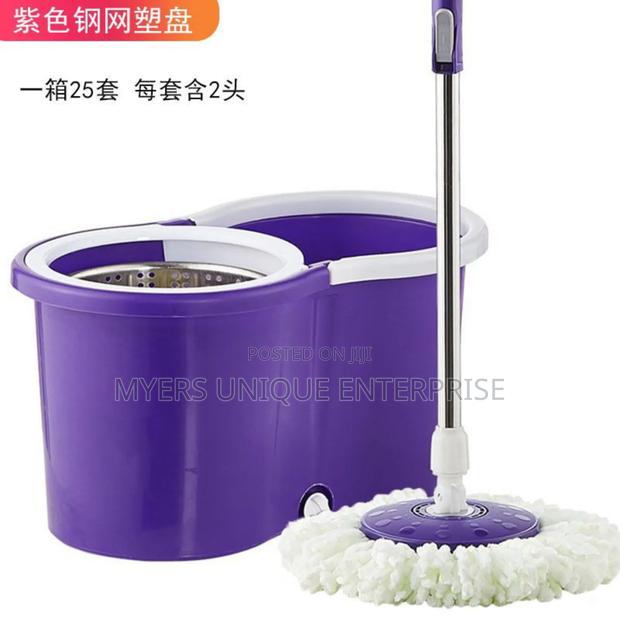Neat Cleaning 360 Spin Mop Bucket With 2 Mop Heads · Photo 1