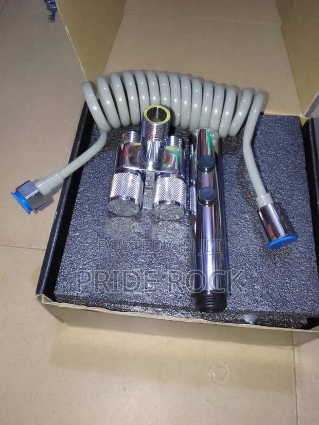 Two in One Angle Valve With Shattaf, Saloon Taptoilet Washer · Photo 3