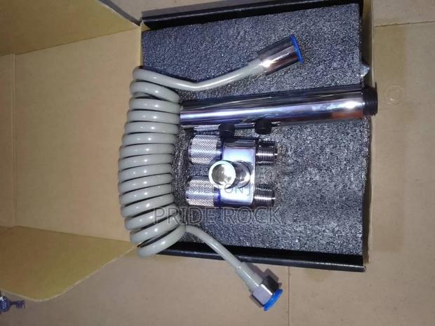 Two in One Angle Valve With Shattaf, Saloon Taptoilet Washer · Photo 5