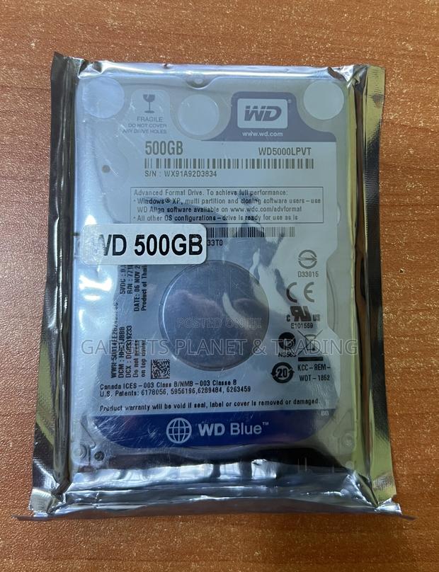 Western Digital Wd5000lpvx 500gb Sata 2.5" Laptop Hard Drive · Photo 3