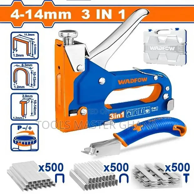 3 In 1 Staple Gun Set - Wgu4b06 · Photo 1