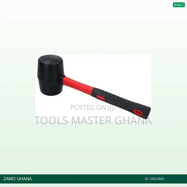 Rubber Mallet Hammer Fibre Glass Handle - Gra-RMH · Photo 1