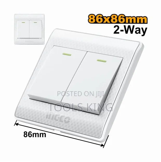 Switch 2way 2 Gang 16a - Hessh02103 · Photo 1