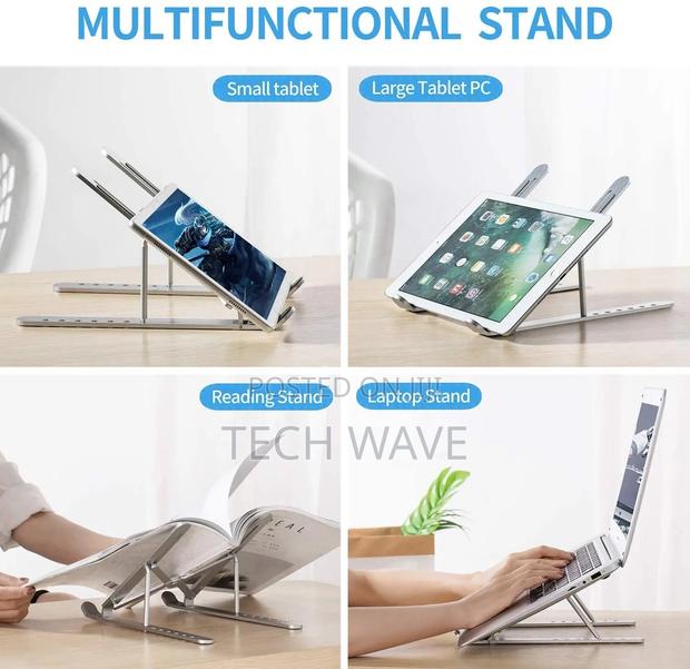 Metallic Laptop Stand · Photo 3