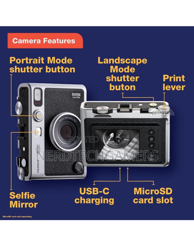 Fujifilm Instax Mini EVO Hybrid Instant Film Camera · Photo 5