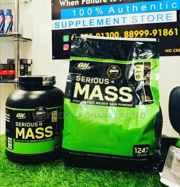 Best Weight Gainer!6lbs Serious Mass Whey Protein 4 Musscles · Photo 2
