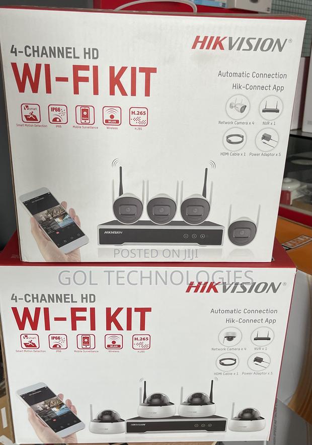 Hikvision 4ch Hd Wifi Kit Surveillance Camera 2mp With 1tb · Photo 1