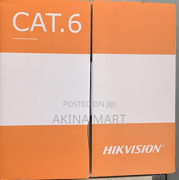 Hikvision Cat6 CCA Orange Cat6 Cable Cable · Photo 1