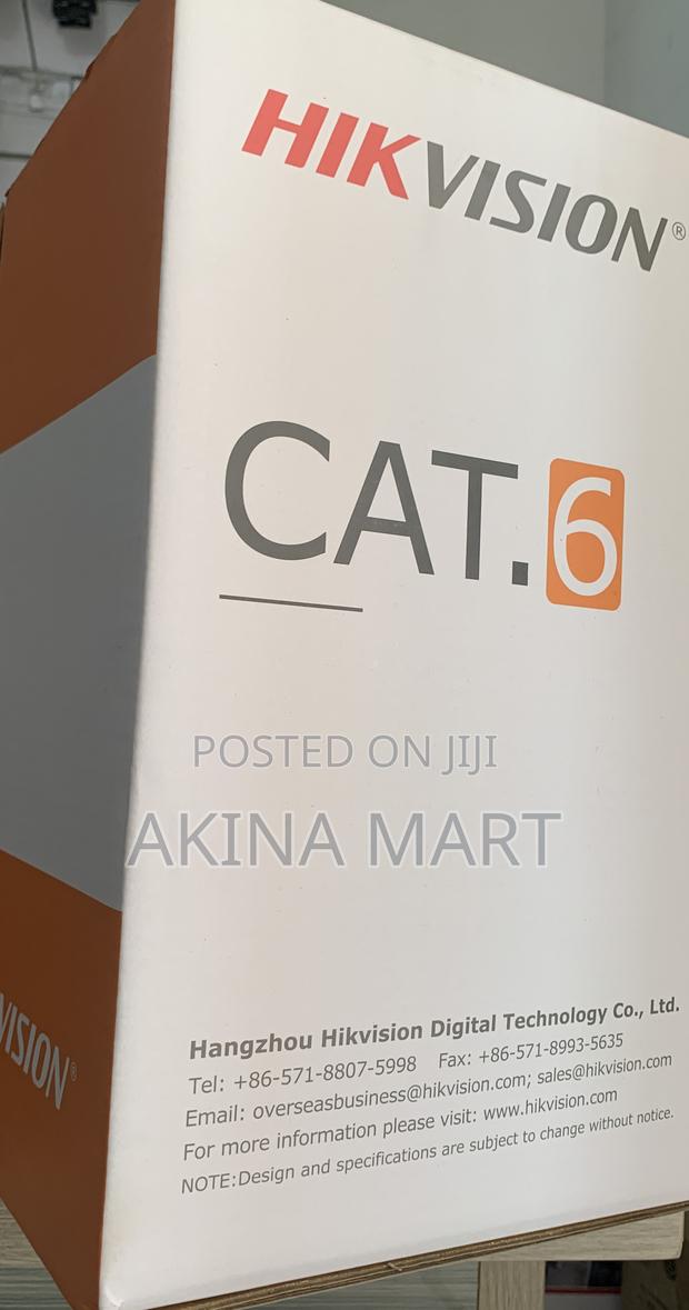 Hikvision Cat6 CCA Orange Cat6 Cable Cable · Photo 3