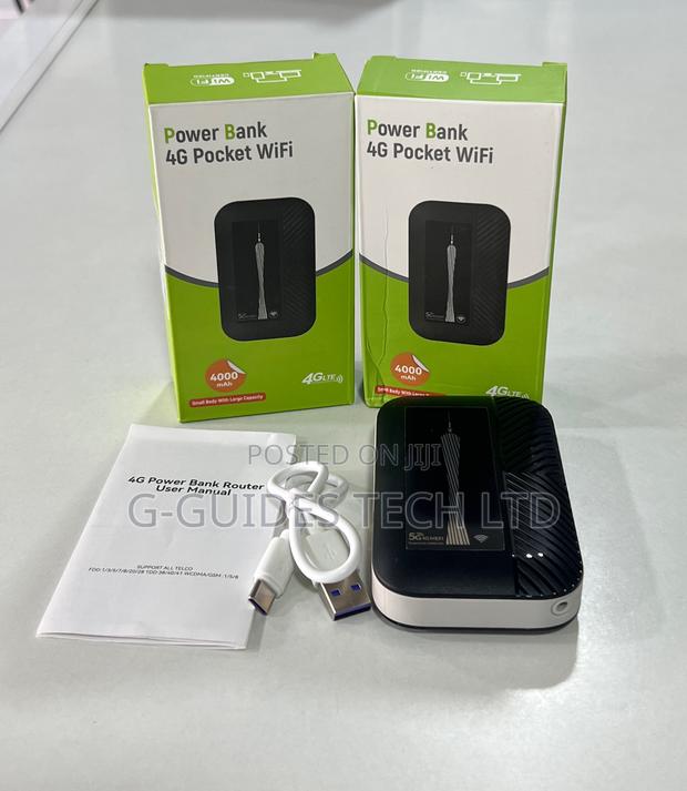 4G Pocket Wifi With 4000mah Power Bank, 4G Mifi Power Bank · Photo 1