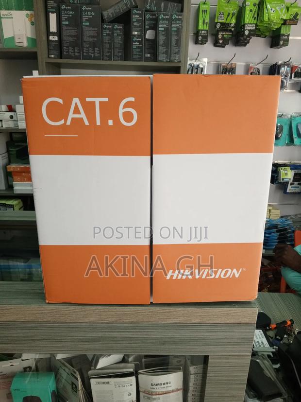Hikvision Cat 6 Cable Orange Color DS-1LB6UU · Photo 1