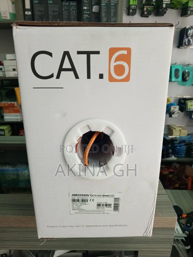Hikvision Cat 6 Cable Orange Color DS-1LB6UU · Photo 2