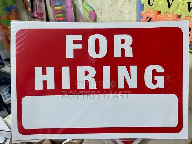 For Hiring Signage · Photo 1