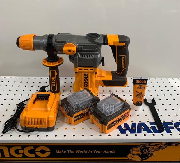 Rotary Hammer Full Set + 2 Battery All Accs - Crhli202882 · Photo 1
