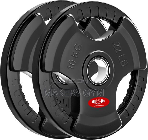 Olympic Weight Plate (10kg Pair) Grip · Photo 1
