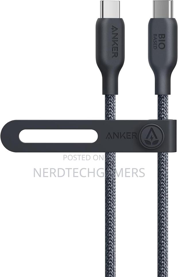 Anker USB C to C Cable (240W, 3 Ft), Bio-Braided Fast Charge · Photo 2