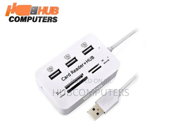 Combo USB 3 Port Hub+ Card Reader · Photo 1
