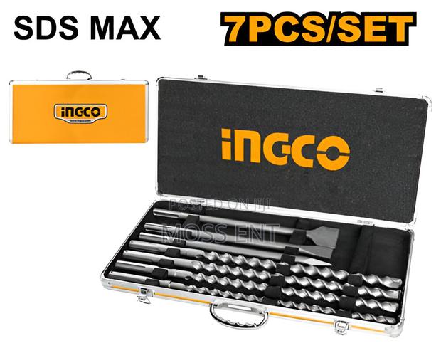 SDS Max Hammer Drill Bit and Chisel Set - Akd5075 · Photo 4