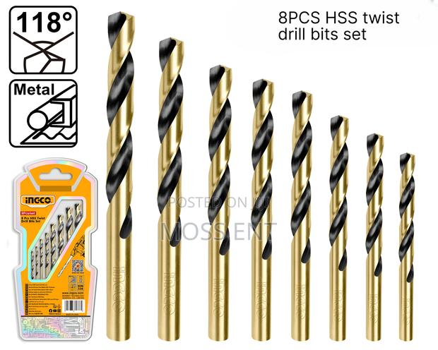 8pcs HSS Twist Drill Bits Set - Akdb0801 · Photo 4