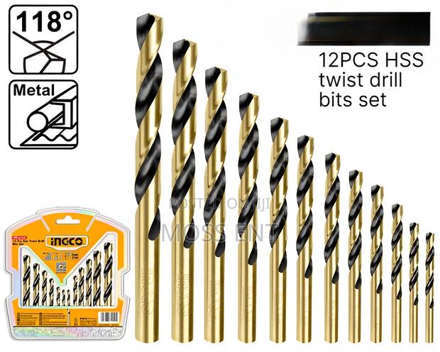 12pcs HSS Twist Drill Bits Set - Akdb1125 · Photo 4