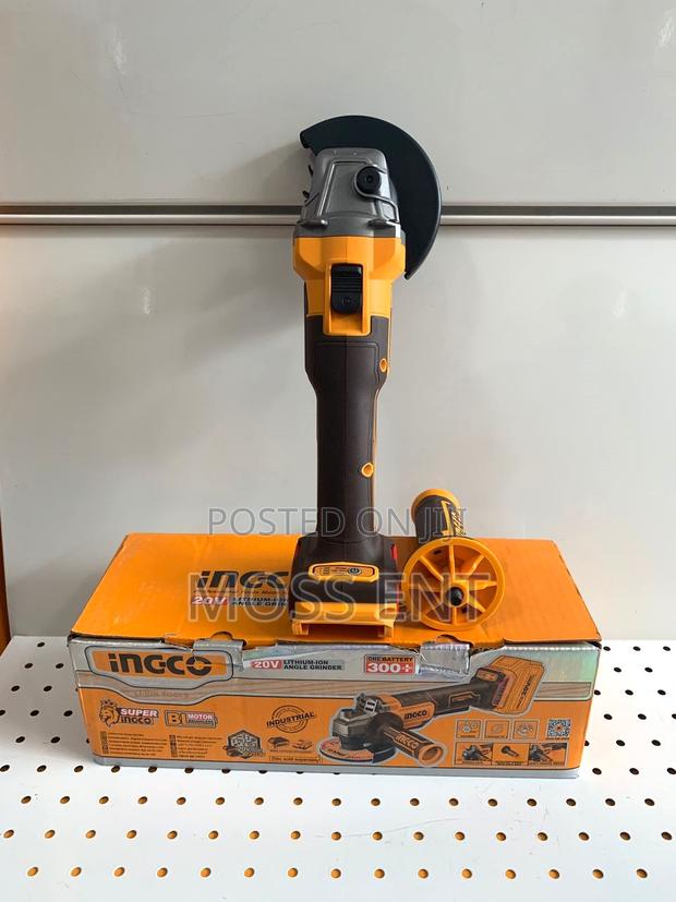 Ingco Lithium-Ion Angle Grinder 20v 4.5" - Cagli21154 · Photo 2