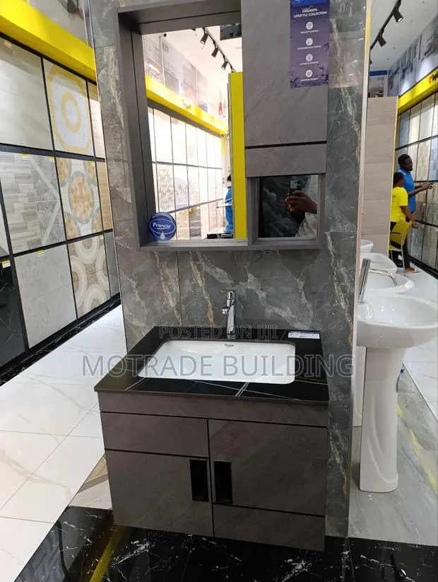 Frencia Cabinet Basin (Marble Design) · Photo 1