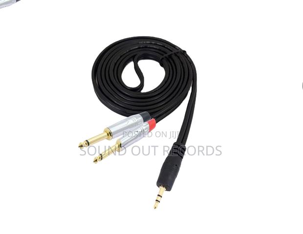 Dual 6.5mm Ts to Single 3.5mm/XLR TRS Cables · Photo 4