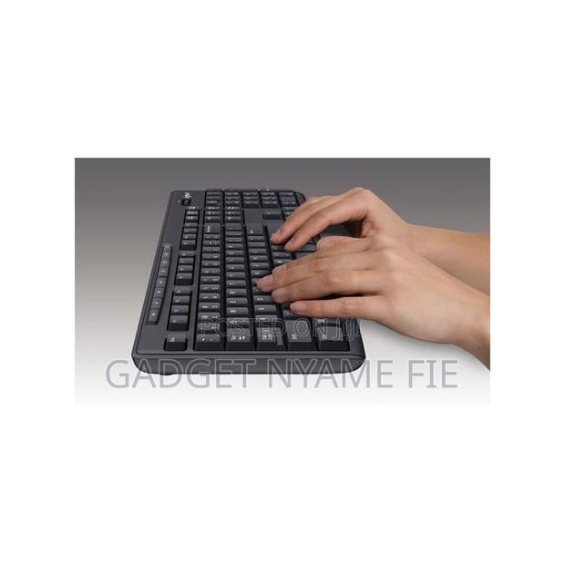 Logitech Soft Touch Wireless Keyboard Mouse Combo - Black · Photo 1