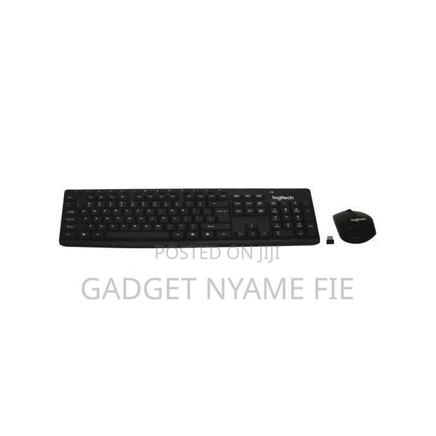 Logitech Soft Touch Wireless Keyboard Mouse Combo - Black · Photo 2