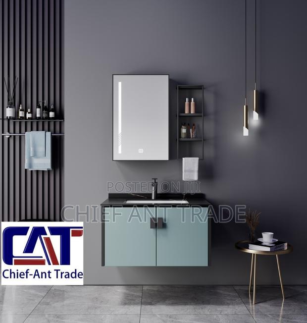 Cabinet Basin With Touchscreen Mirrior 80cm · Photo 1