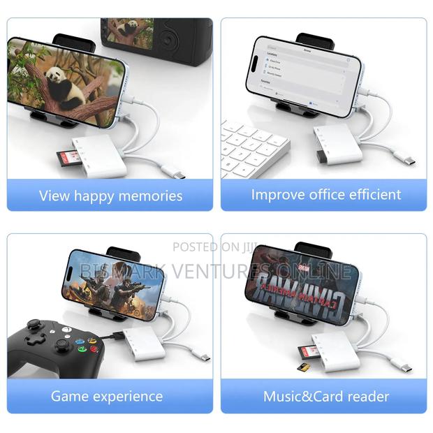 5in-1 iPhone Memory Card Reader, USB OTG Adapter SD/TF Card · Photo 4
