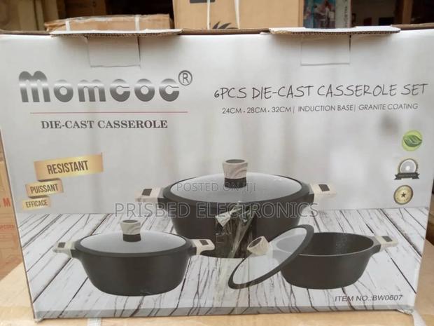 Momcoc 6pcs Die-Cast Casserole Saucepan · Photo 2