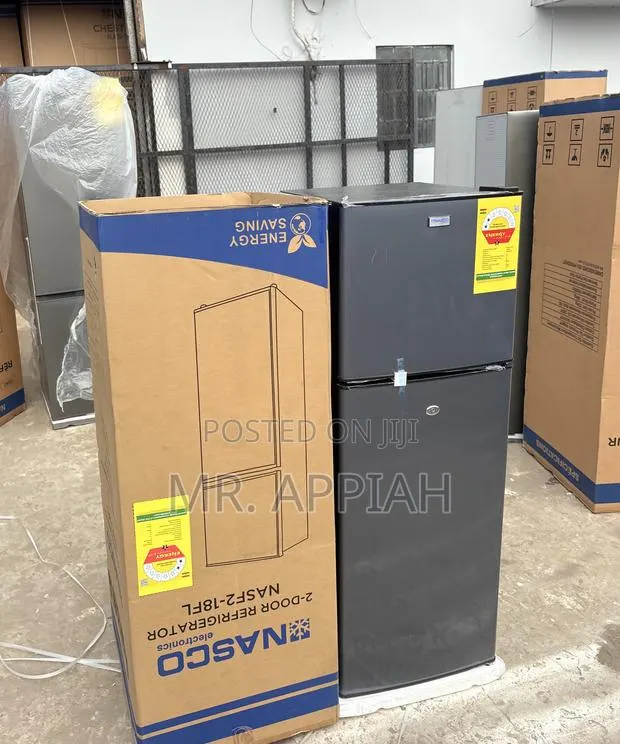Super Classic Nasco Nasf2-18fl 158L Top Mount Freezer Fridge(Gray) · Photo 1