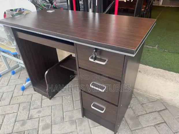 Computer Office Desk With System Unit Space. · Photo 1