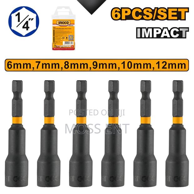 6 PCS Impact Magnetic Nut Set - Amn65061 · Photo 1