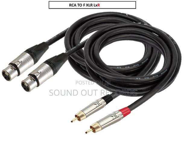 1pair Studio Quality Male RCA to RCA/XLR/TS Cables · Photo 2