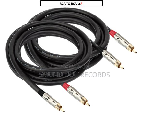 1pair Studio Quality Male RCA to RCA/XLR/TS Cables · Photo 4