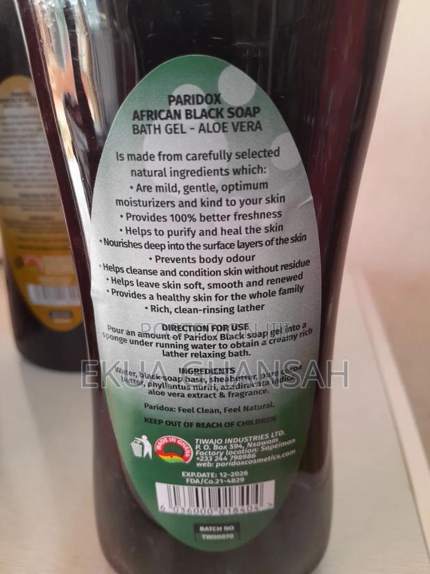 Paridox Aloe Vera Black Soap Paste · Photo 2