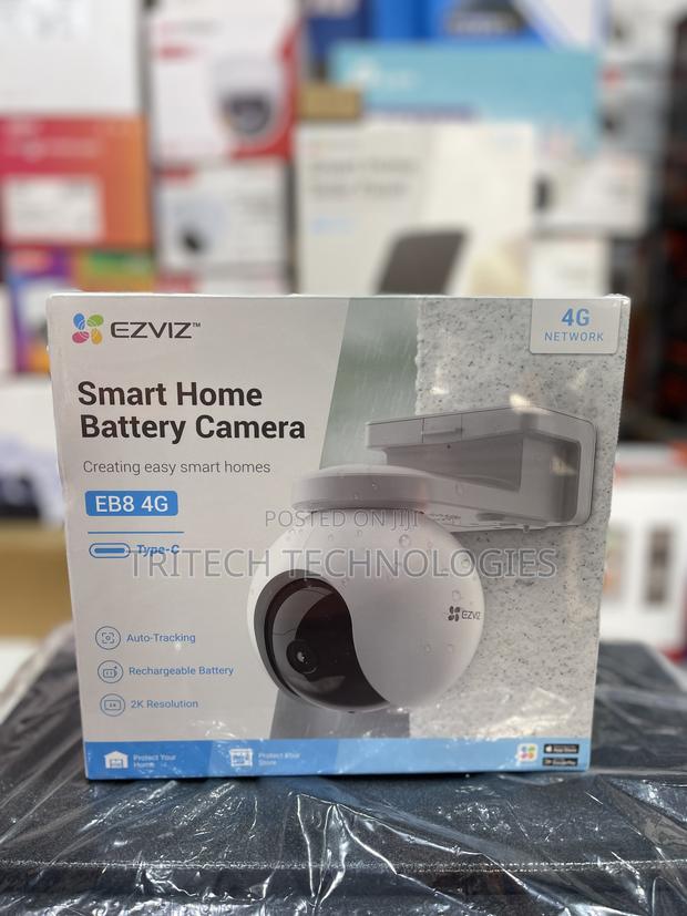 EZVIZ EB8 Pan Tilt 4G Battery Security Camera + Solar Panel · Photo 3