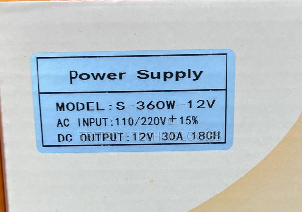 CCTV Power Supply 12V30A With Case · Photo 3