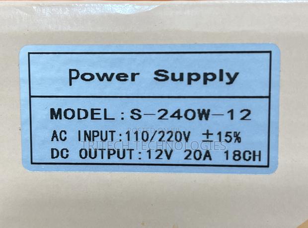 CCTV Power Supply With Case 12V20A · Photo 3