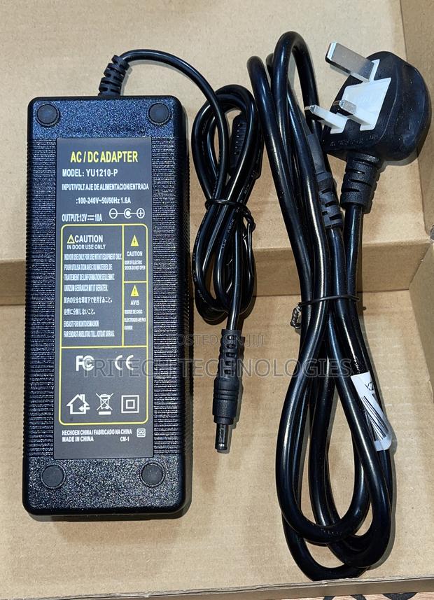 CCTV Power Adapter 12V10A With Adapter Cable · Photo 1