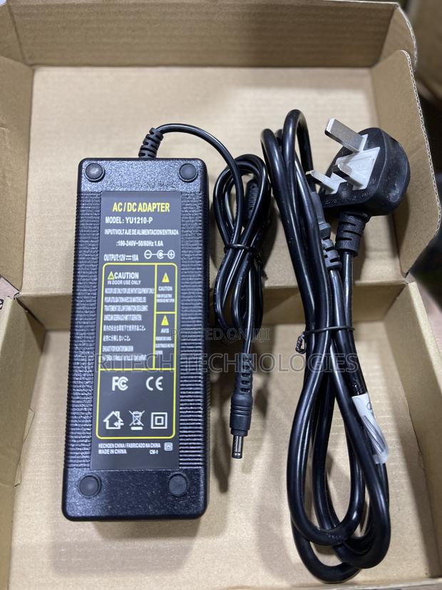 CCTV Power Adapter 12V10A With Adapter Cable · Photo 2