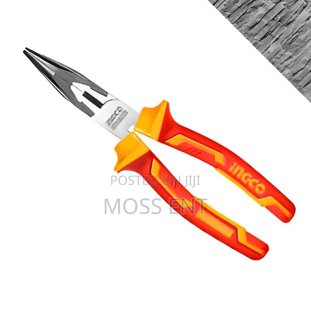 Insulated Long Nose Pliers 6" - Hilnp28168 · Photo 1
