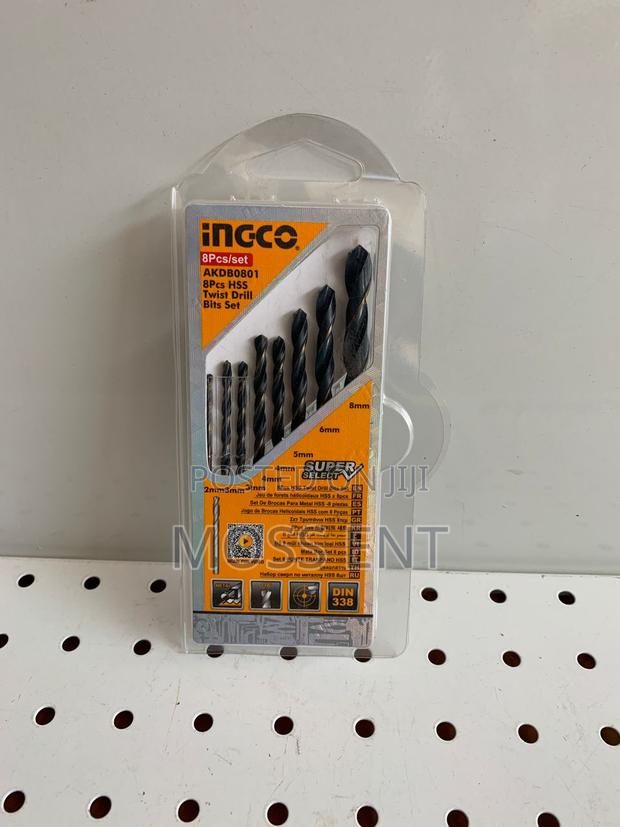 8pcs HSS Twist Drill Bits Set - Akdb0801 · Photo 1