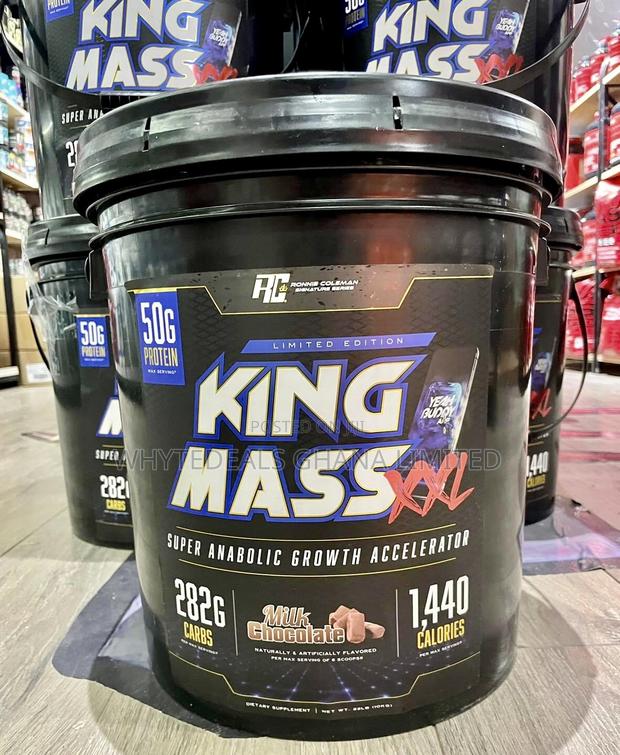 R.Coleman King Mass XXL 4 Maximum Weight Gain Men+Women 22lb · Photo 1