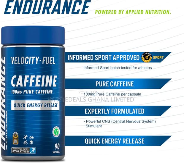 Quick Energy Release| 100mg Organic Caffeine For Endurance N Strength · Photo 4