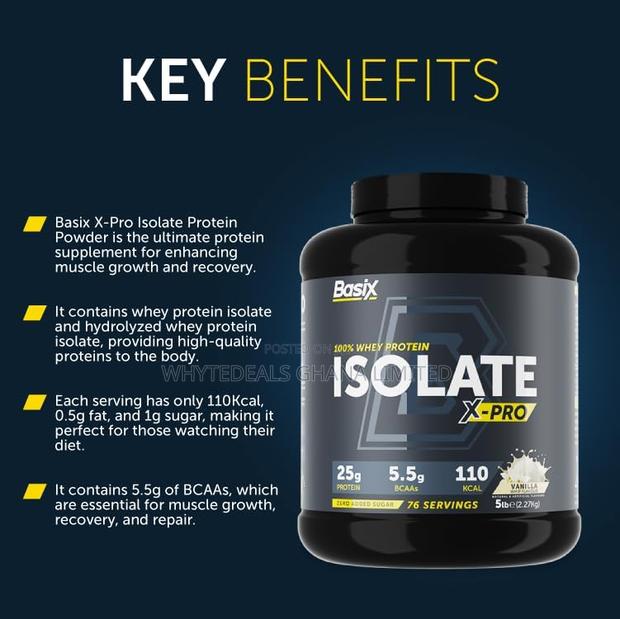 Protein Isolate!Basix Protein Iso X-pro-zero Sugar Fat 5lb · Photo 2
